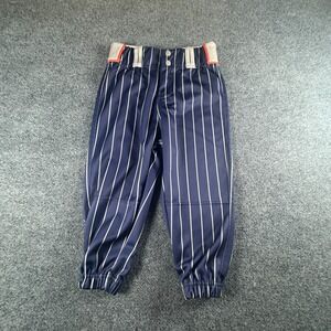 Prolook Five Cities Babe Ruth Baseball Pants Youth 24x16 Blue Pinstriped #21
